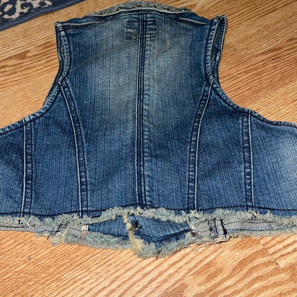 Jean jacket vest size small - Picture 4 of 6